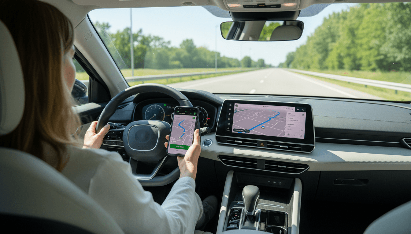 Video call interaction on laptop displaying a professional driver