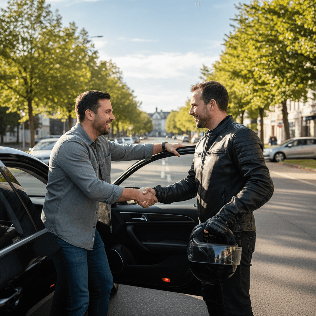 Ride Handshake verification between rider and driver